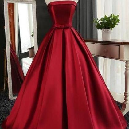 Dark Red Prom Dresses, Gorgeous Formal Gowns,..