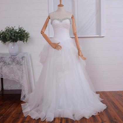 Strapless Sweetheart Jewel Embellished Ruched..