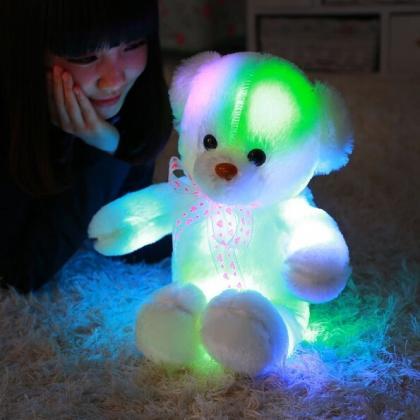 Led Light Teddy Bear Plush Toys Flash Shining Toys..