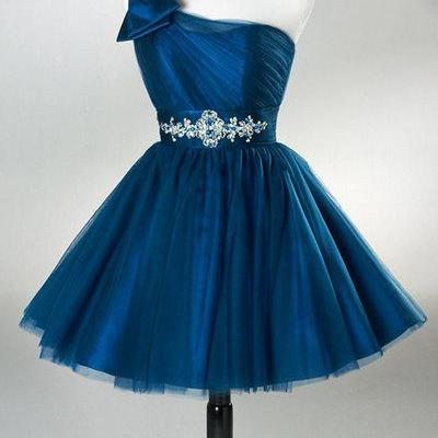 Short Tulle Homecoming Dress Featur..