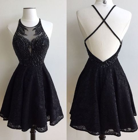 Sleeveless Backlesss Prom Gown Dress,open Back Prom Dresses,sexy Prom Dresses,short Party Dress