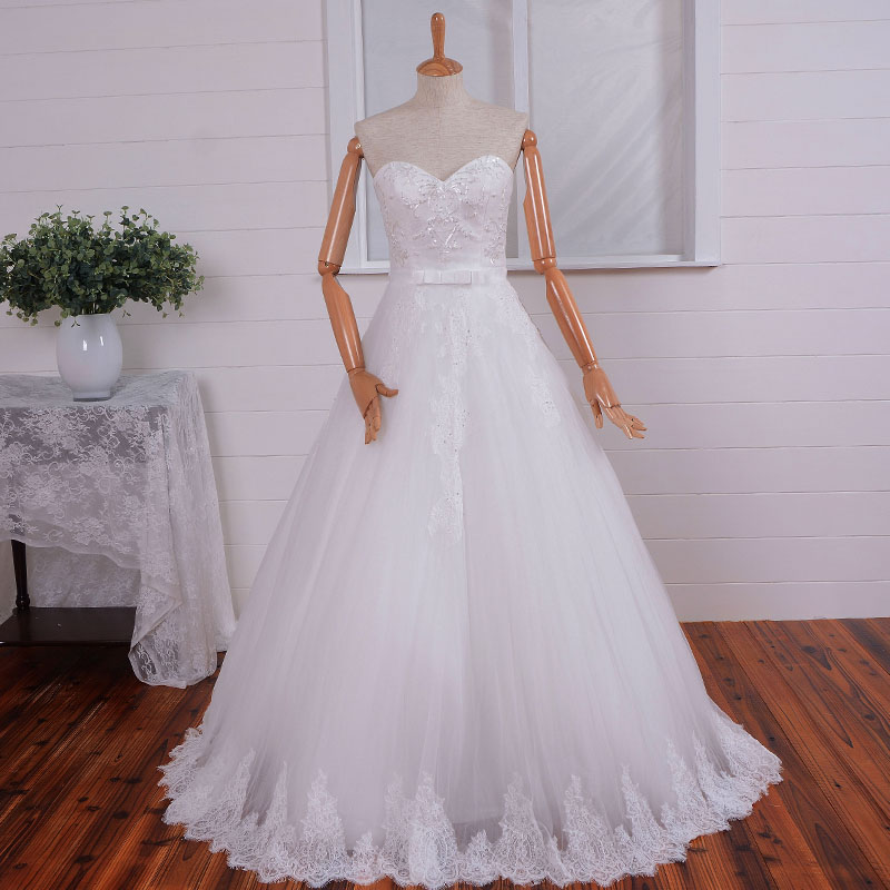 Real Shot Summer 2015 Wedding Dress High-grade A Pendulum Waist Beads Sexy Lace Wedding Dress Trailing