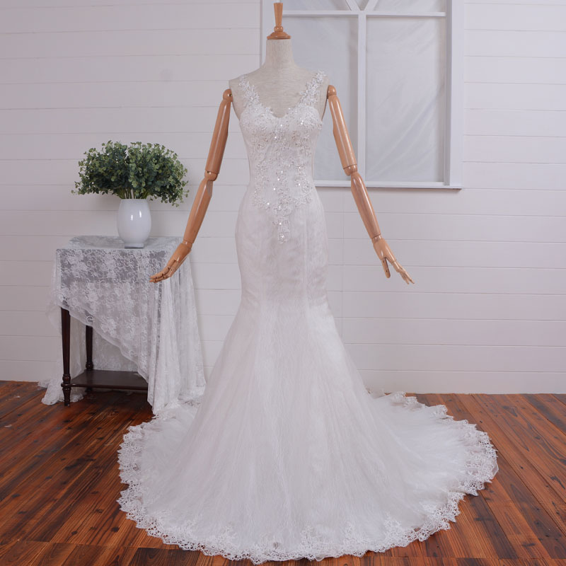 Stunning Beading Keyhole Back Lace Mermaid Wedding Dress,mermaid Applique Wedding Dresses,mermaid Wedding Gown Bridal Dress Bridal Gown