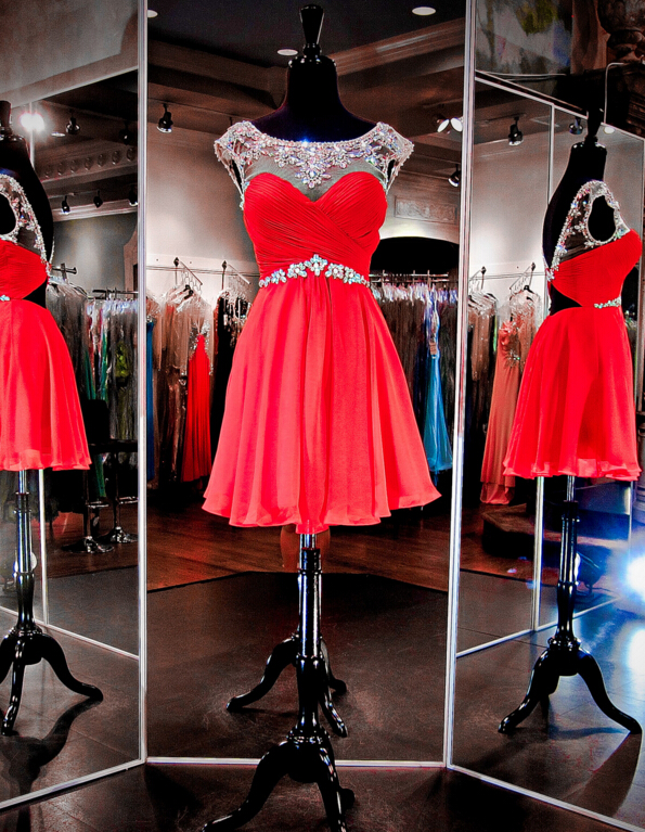 2016 2016 Homecoming Dress, Red Homecoming Dresses, Fashion Homecoming Dress Short Prom Dress