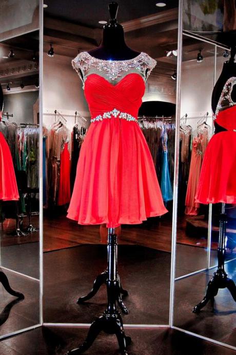 2016 2016 Homecoming Dress, Red Homecoming Dresses, Fashion Homecoming Dress Short Prom Dress